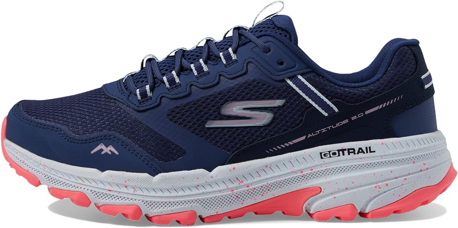 imageSkechers Womens Go Run Trail Altitude 20 Ravine Womens Trail Running ShoesNavyPink