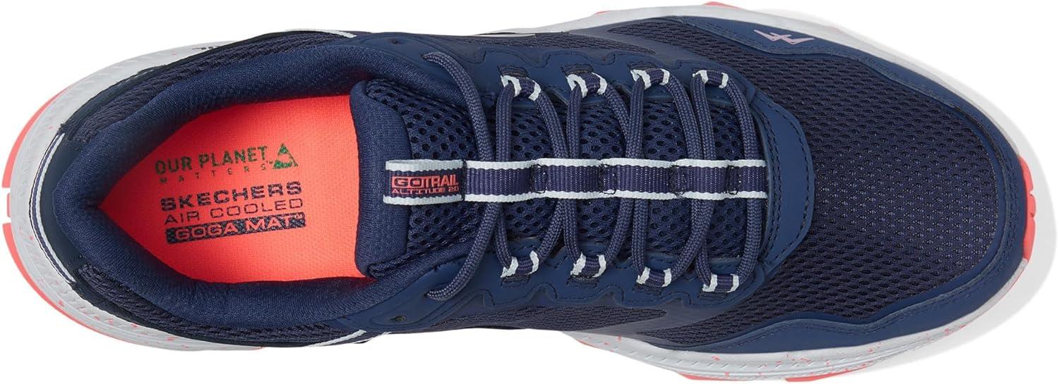 imageSkechers Womens Go Run Trail Altitude 20 Ravine Womens Trail Running ShoesNavyPink