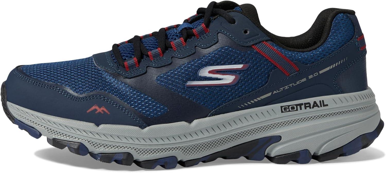 imageSkechers Womens Go Run Trail Altitude 20 Ravine Womens Trail Running ShoesNavyRed