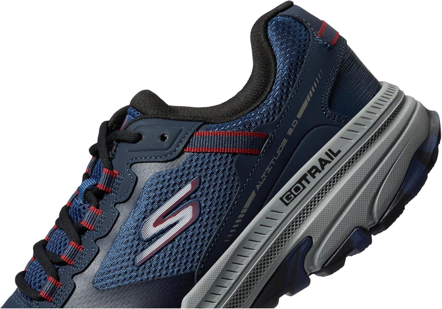 imageSkechers Womens Go Run Trail Altitude 20 Ravine Womens Trail Running ShoesNavyRed