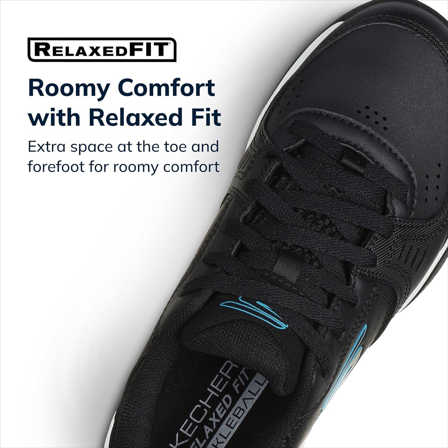 imageSkechers Womens Go Train Viper Court Smash PickleballSneakerBlackBlue