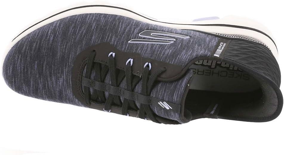 imageSkechers Womens Go Walk 5 Relaxed Fit Slipin Golf ShoeSneakerBlackLavender