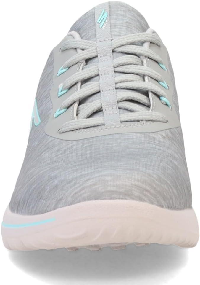 imageSkechers Womens Go Walk 5 Relaxed Fit Slipin Golf ShoeSneakerGrayAqua