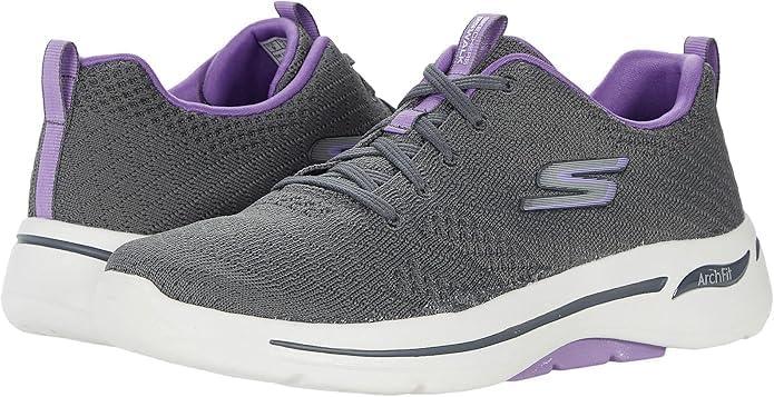 imageSkechers Womens Go Walk Arch Fit Unify GrayLavender 8