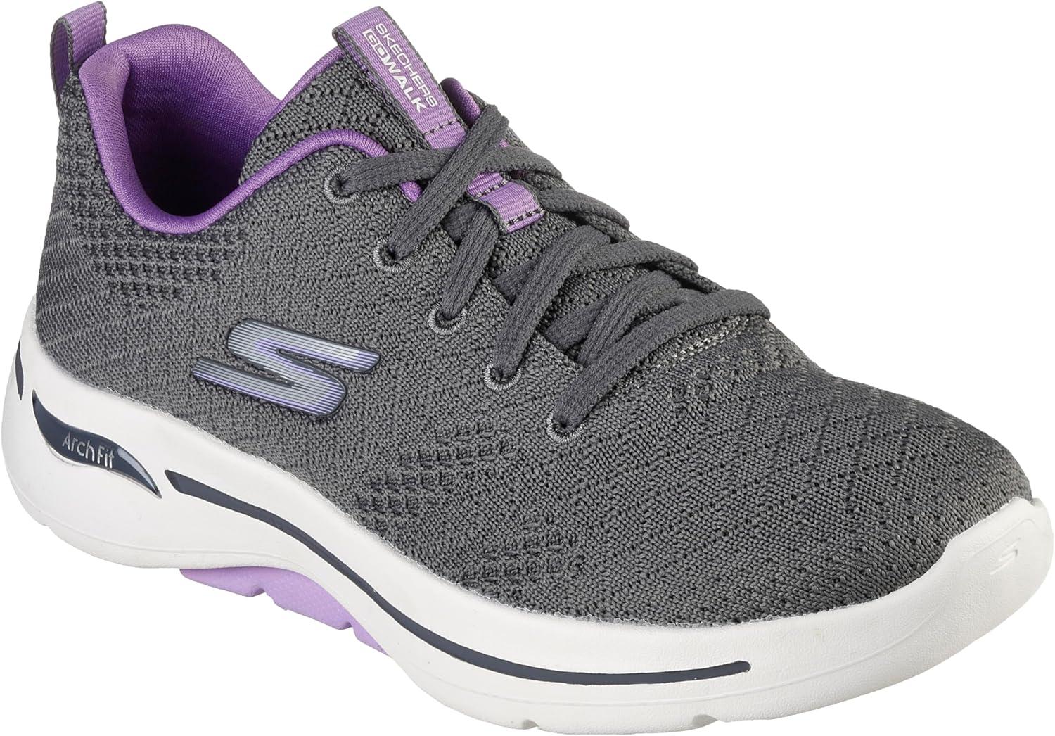 imageSkechers Womens Go Walk Arch Fit Unify GrayLavender 8