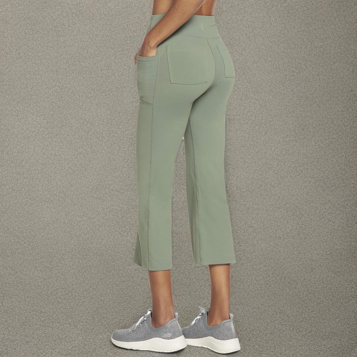 imageSkechers Womens Go Walk High Waisted Crop PantPantsLight Green