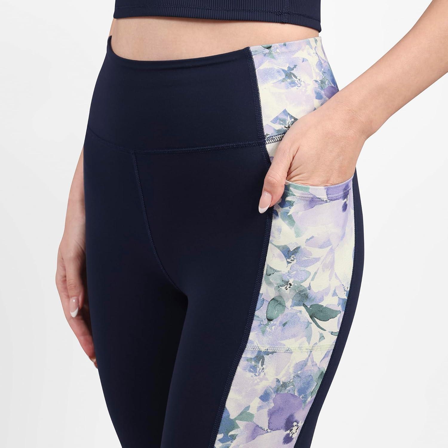 imageSkechers Womens Go Walk High Waisted LeggingBlue Seascape Floral