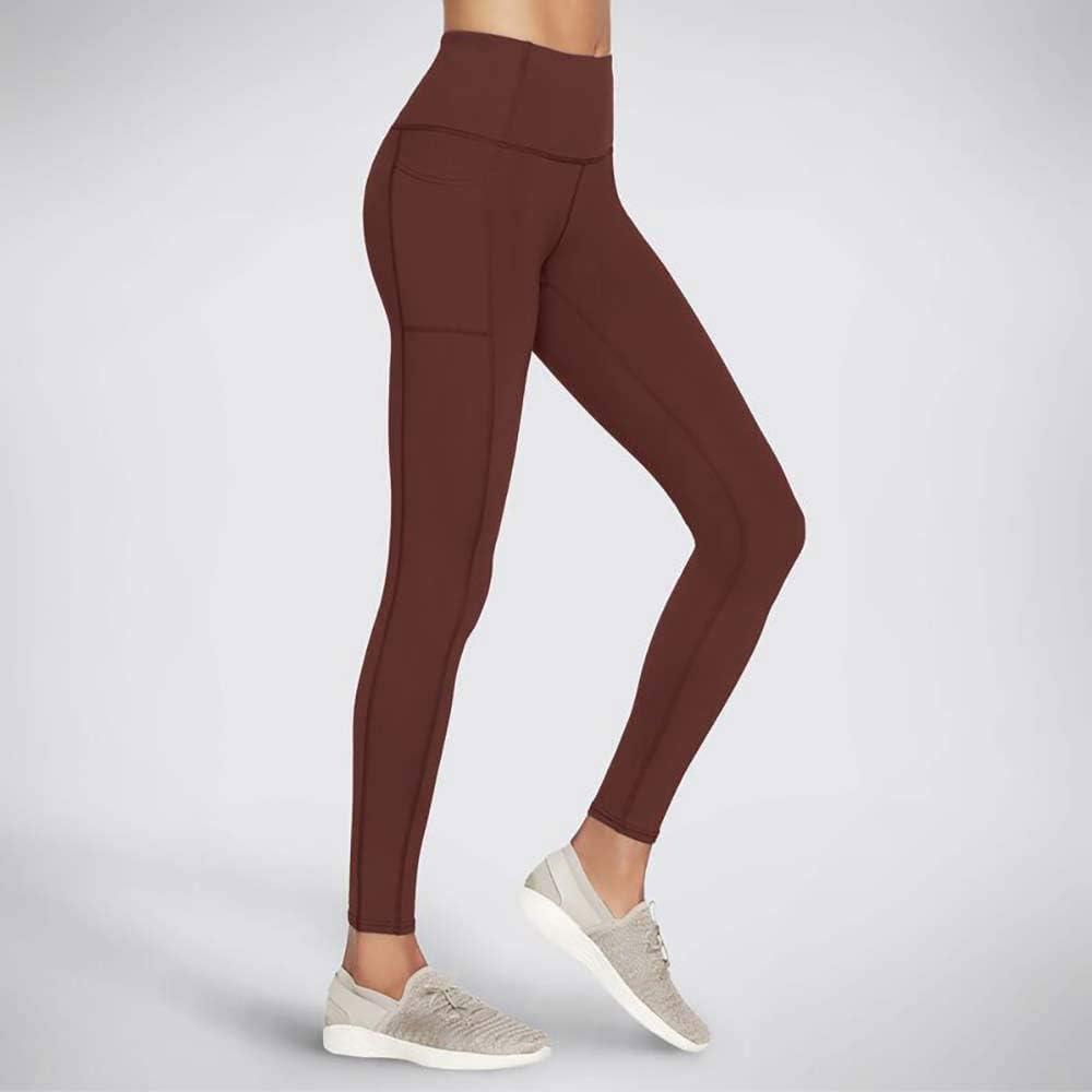 imageSkechers Womens Go Walk High Waisted LeggingChocolate Drizzle