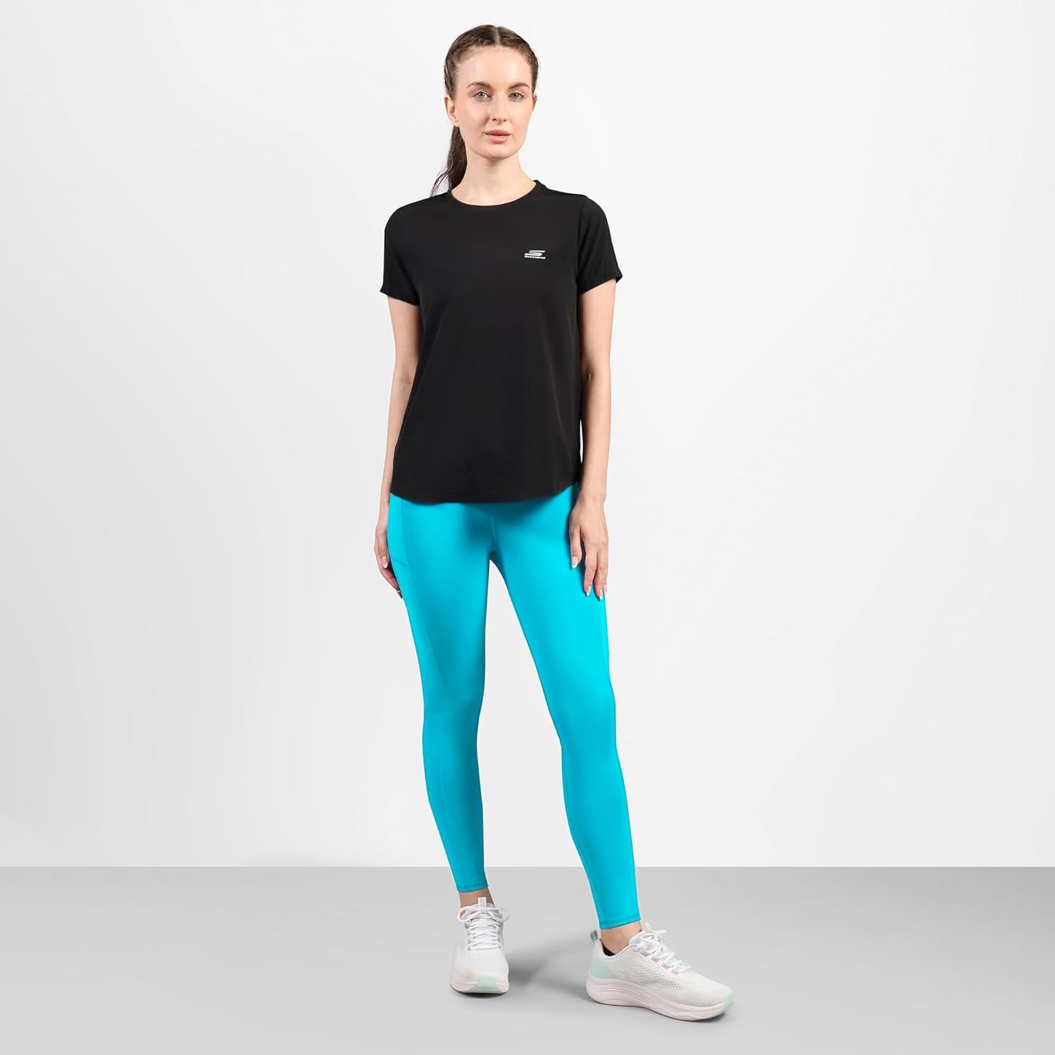 imageSkechers Womens Go Walk High Waisted LeggingOcean Teal