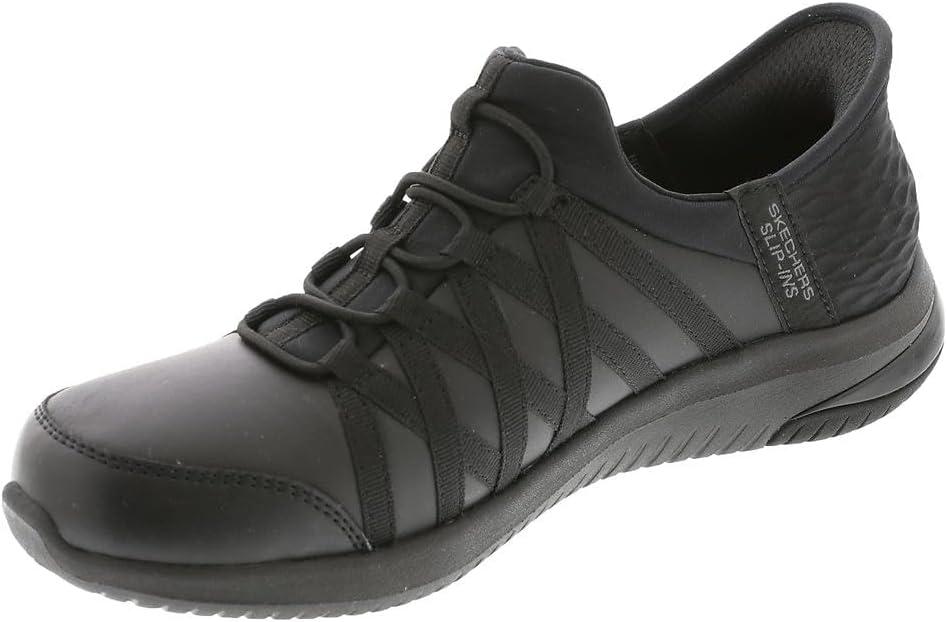 imageSkechers Womens Hands Free Slipins for Work Dantey Parral Bungee SrBlack