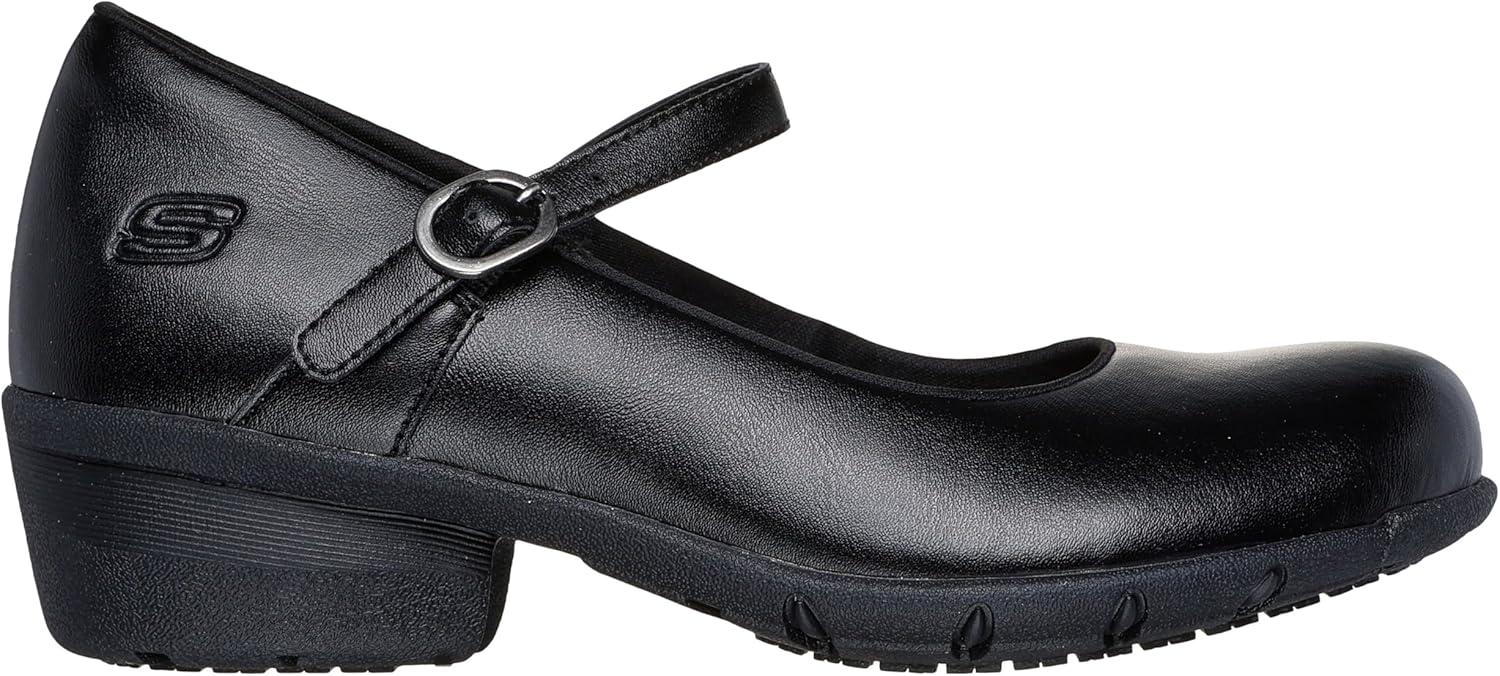 imageSkechers Womens Mary Jane Sr ElsitBlack