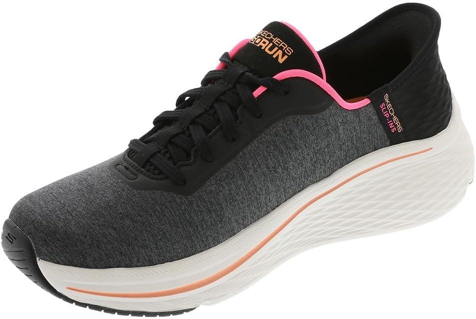 imageSkechers Womens Max Cushioning Elite 20 Prevail Hands Free SlipinsBlackOrange