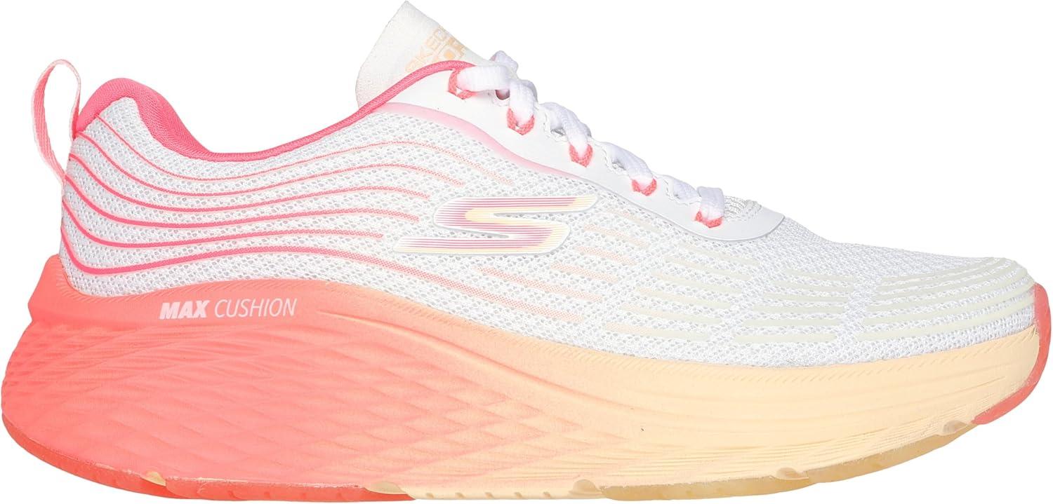 imageSkechers Womens Max Cushioning Elite 20 Speed PlayWhitePink