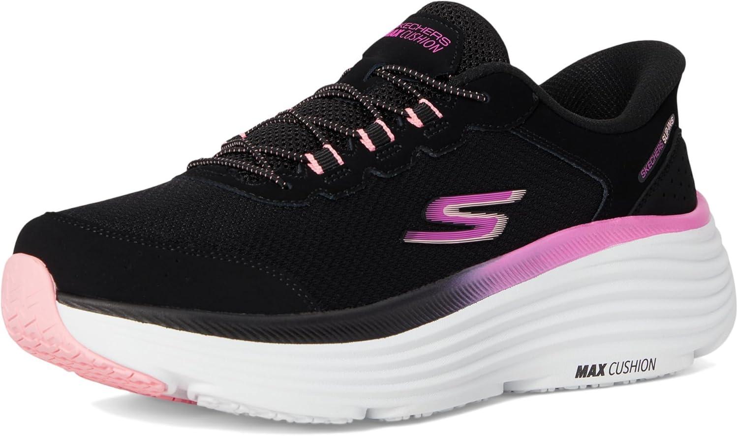 imageSkechers Womens Max Cushioning Endeavour Cardova Hands Free SlipinsBlackPink