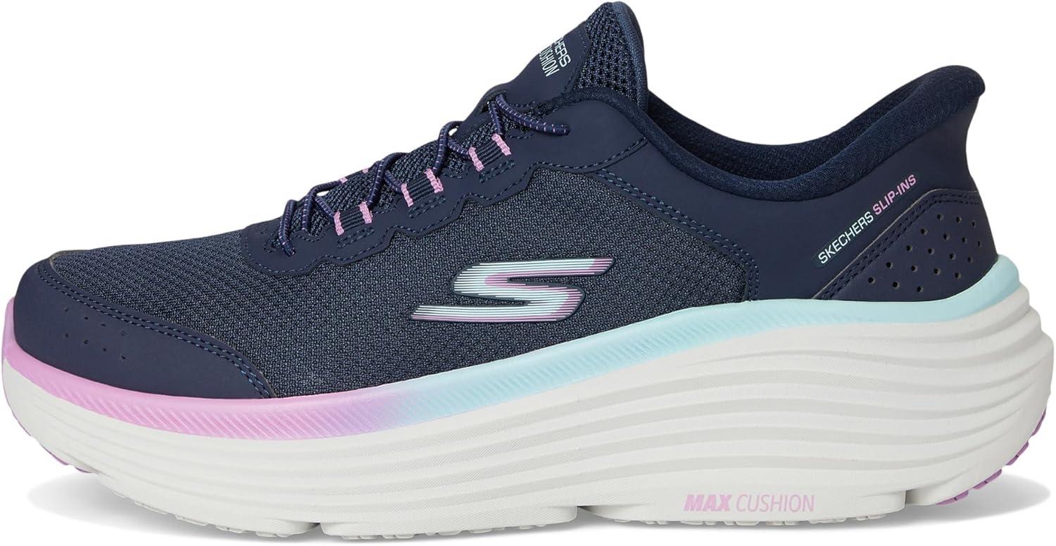 imageSkechers Womens Max Cushioning Endeavour Cardova Hands Free SlipinsNavyPurple