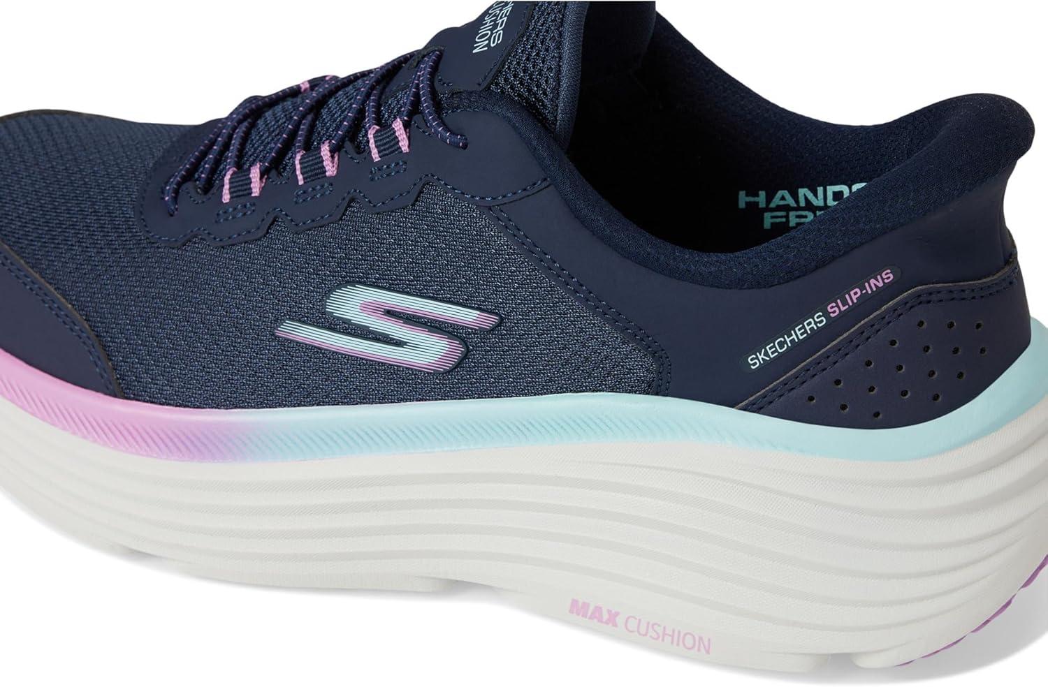 imageSkechers Womens Max Cushioning Endeavour Cardova Hands Free SlipinsNavyPurple