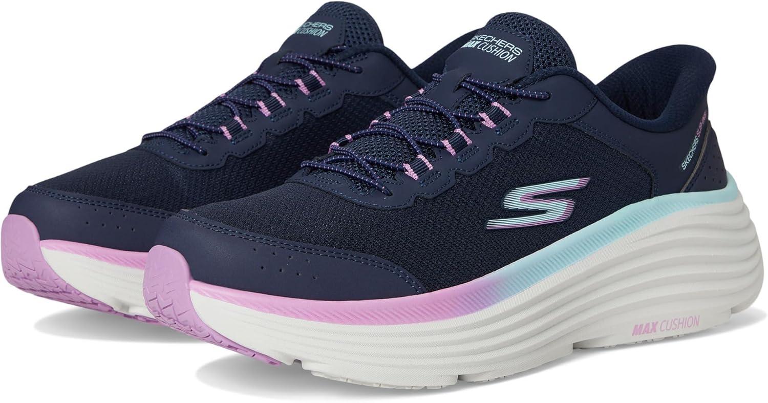 imageSkechers Womens Max Cushioning Endeavour Cardova Hands Free SlipinsNavyPurple