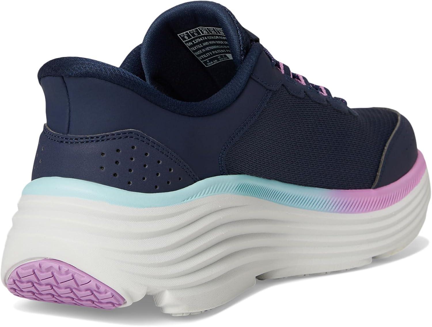 imageSkechers Womens Max Cushioning Endeavour Cardova Hands Free SlipinsNavyPurple