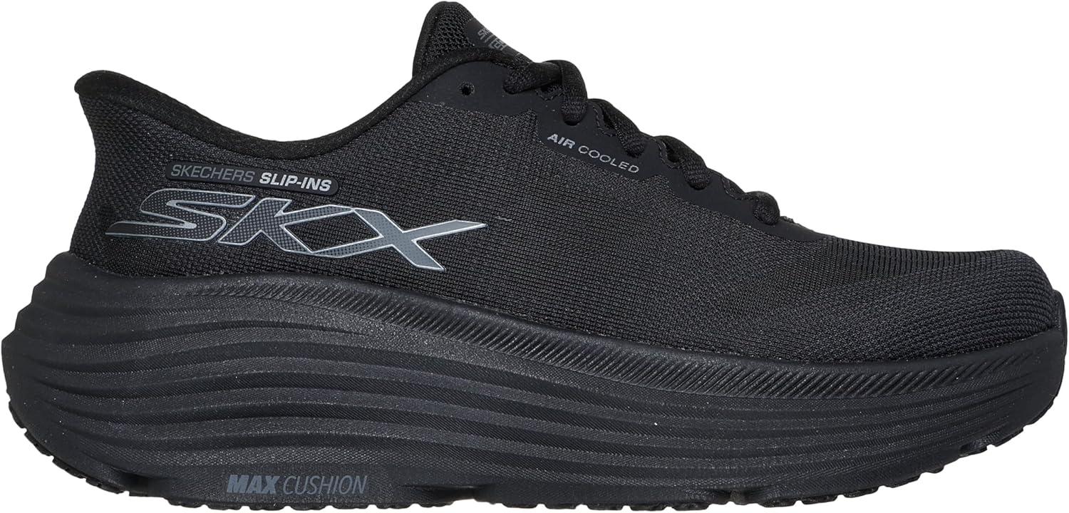 imageSkechers Womens Max Cushioning Endeavour Hallandale Hands Free SlipinsBlackBlack