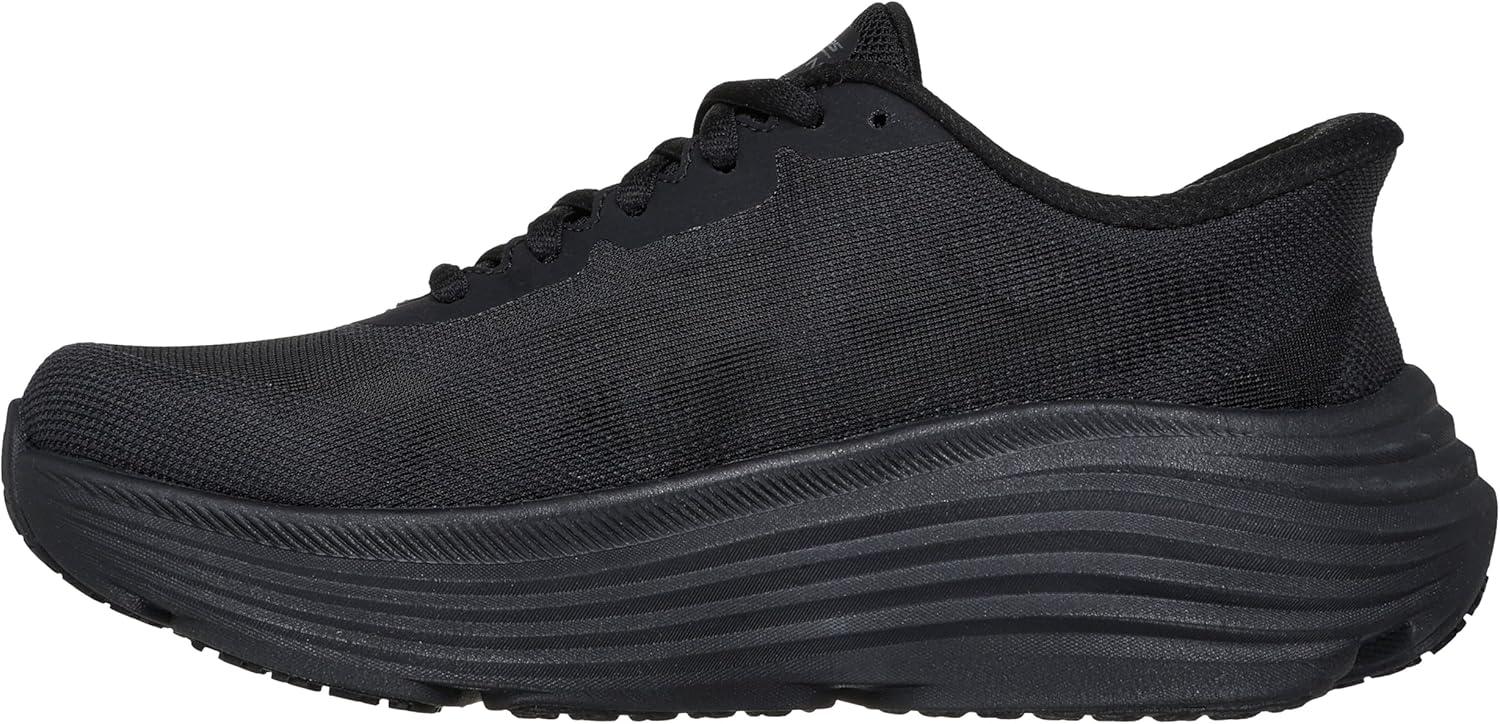 imageSkechers Womens Max Cushioning Endeavour Hallandale Hands Free SlipinsBlackBlack