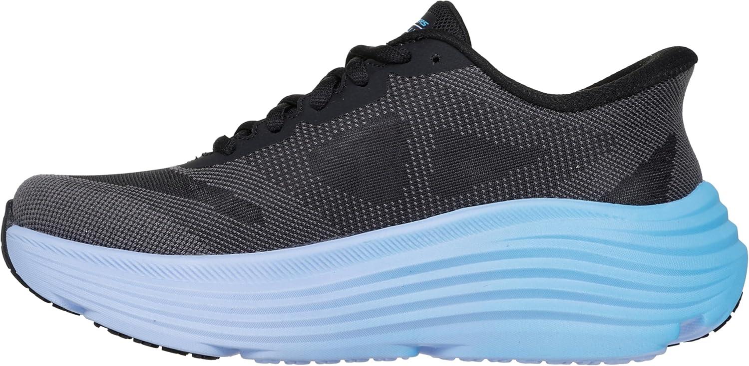 imageSkechers Womens Max Cushioning Endeavour Hallandale Hands Free SlipinsBlackBlue