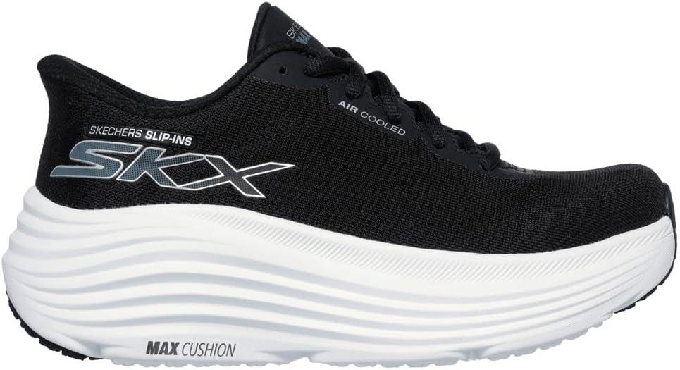imageSkechers Womens Max Cushioning Endeavour Hallandale Hands Free SlipinsBlackWhite