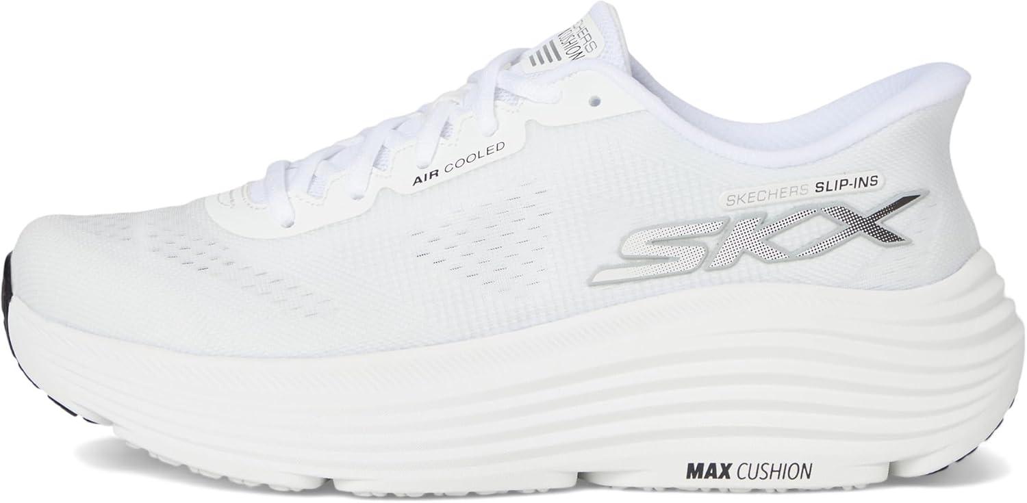 imageSkechers Womens Max Cushioning Endeavour Hallandale Hands Free SlipinsWhiteBlack