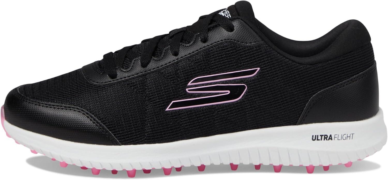 imageSkechers Womens Max Fairway 4 Spikeless Golf ShoeBlackPink