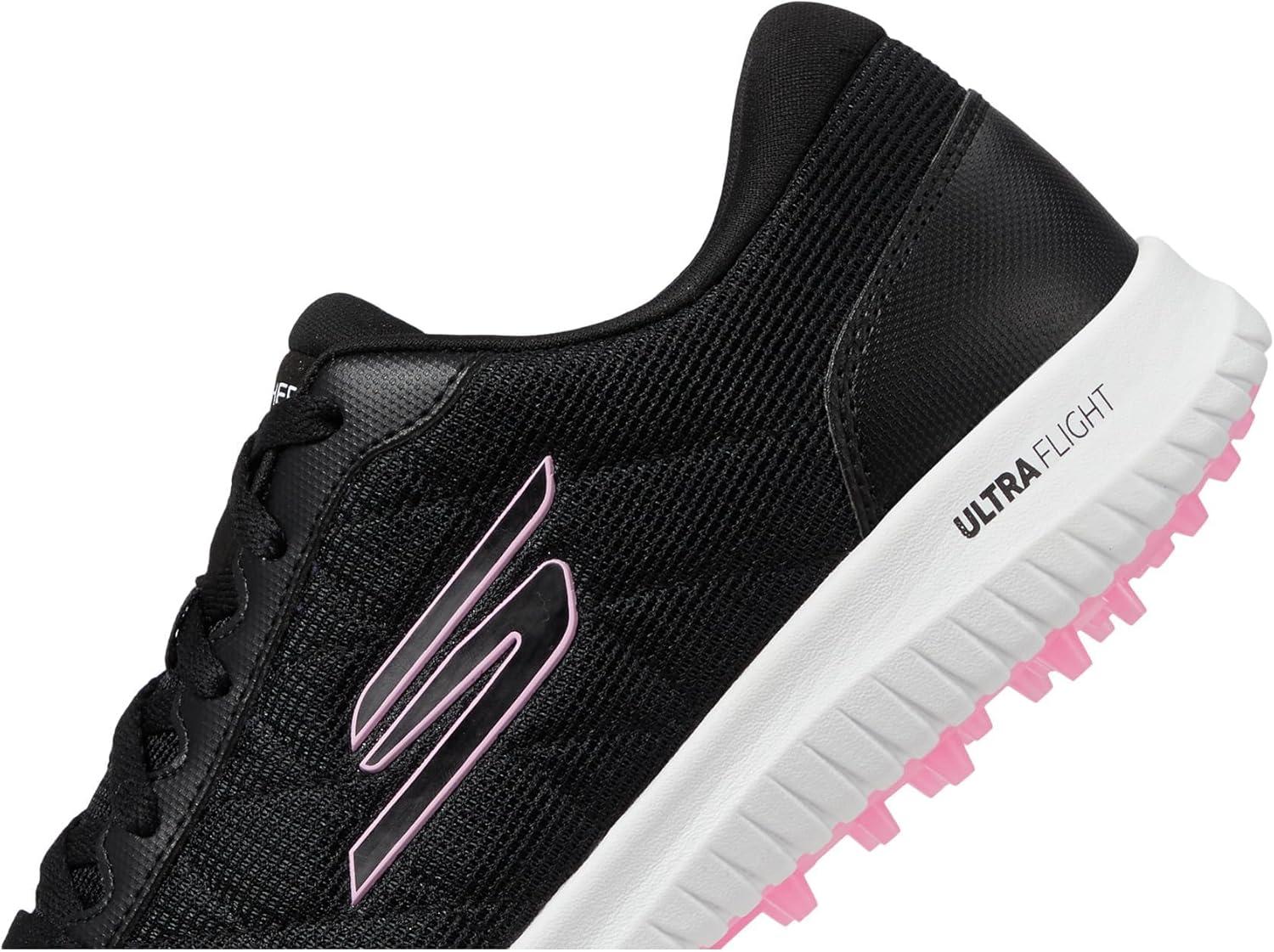 imageSkechers Womens Max Fairway 4 Spikeless Golf ShoeBlackPink