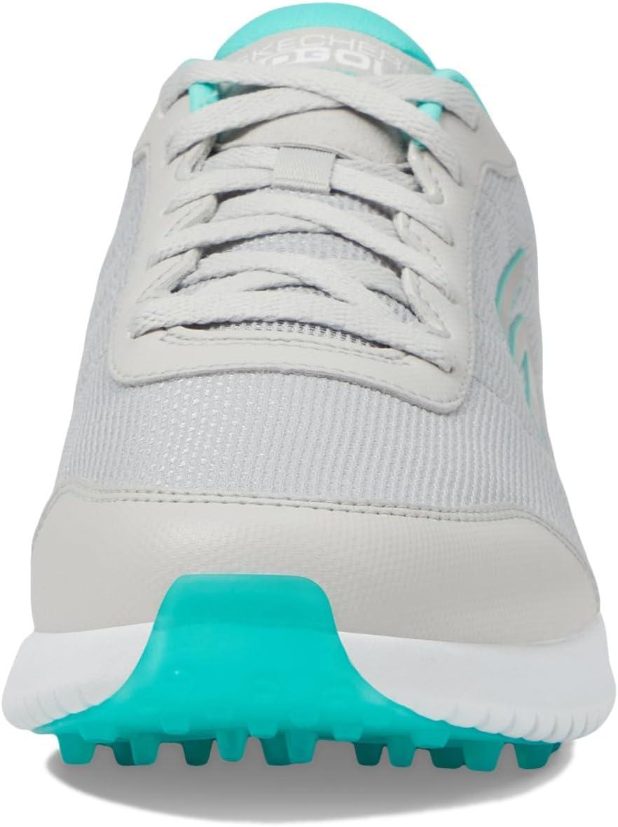 imageSkechers Womens Max Fairway 4 Spikeless Golf ShoeGrayTurquoise