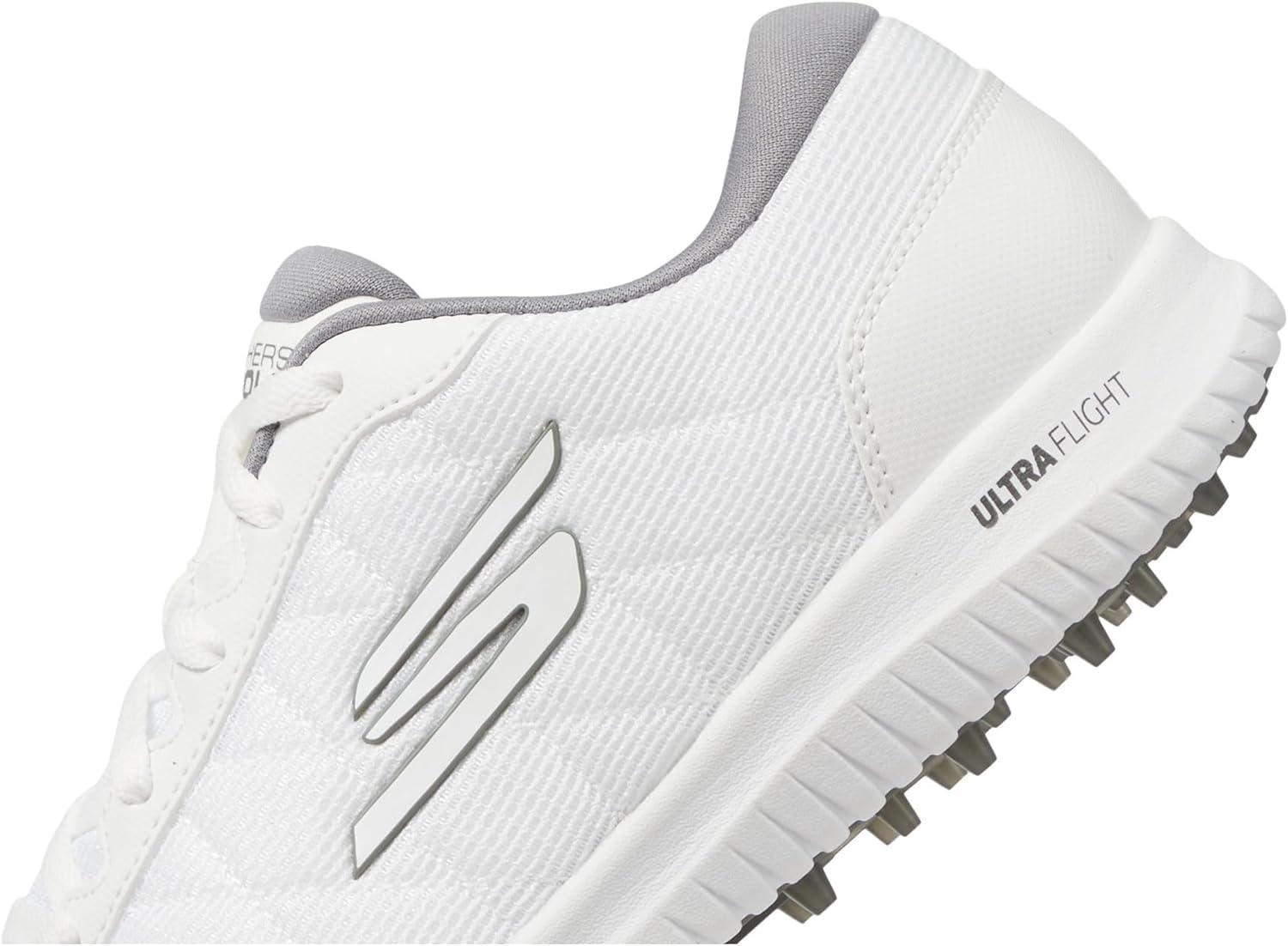 imageSkechers Womens Max Fairway 4 Spikeless Golf ShoeWhiteGray