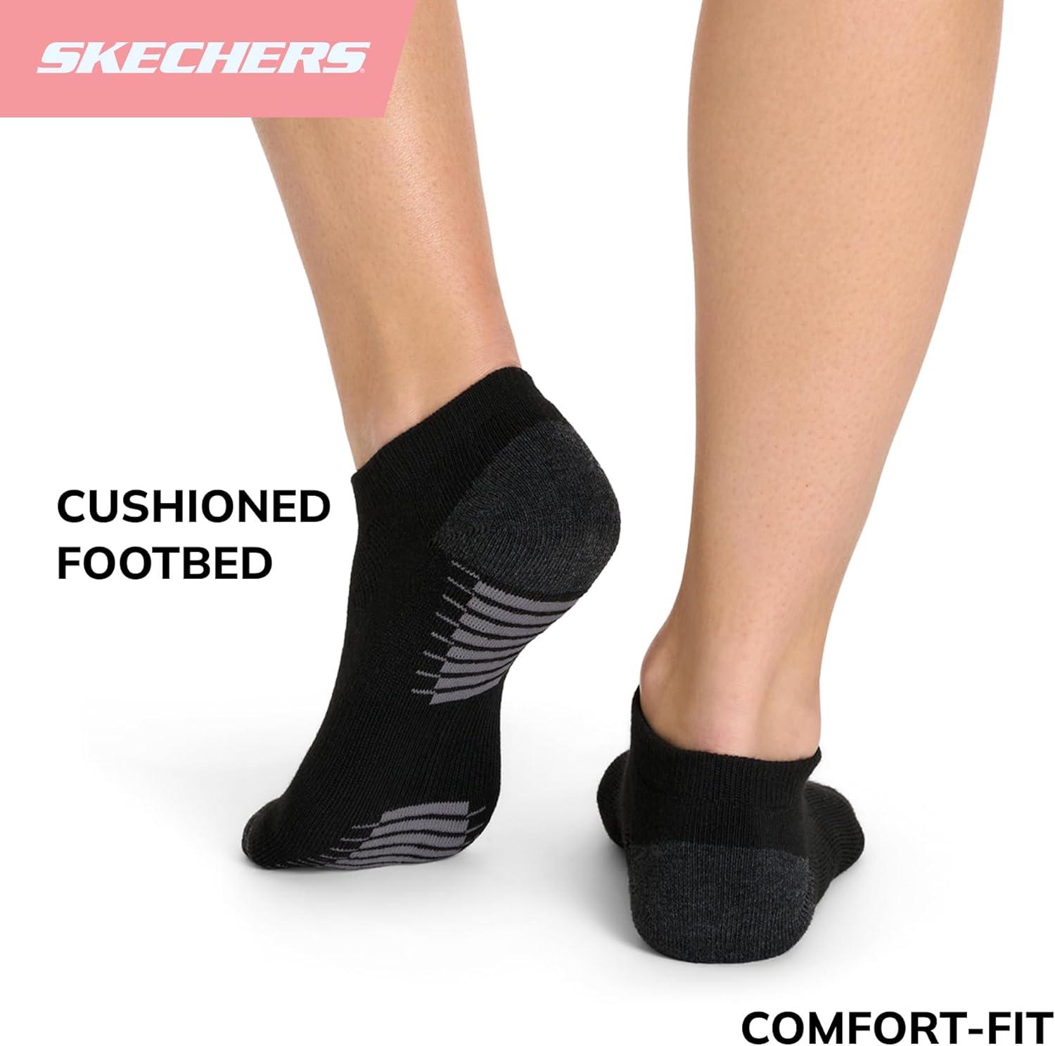 imageSkechers Womens Performance Low Cut Socks 6PackBlack