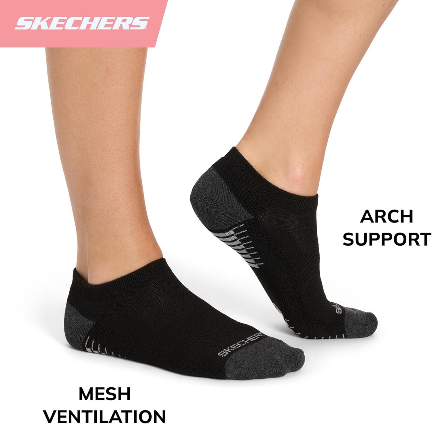 imageSkechers Womens Performance Low Cut Socks 6PackBlack