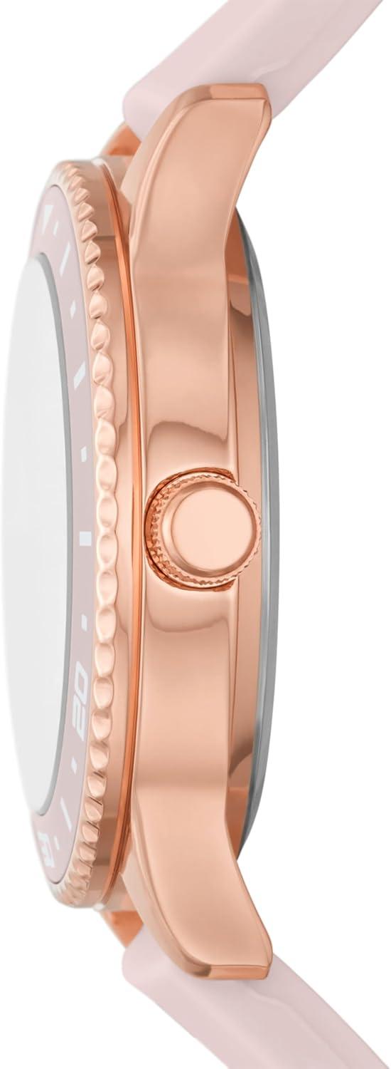 imageSkechers Womens Quartz ThreeHand Watch ampamp Stackable Bracelet Gift Set Color Rose Gold Blush Pink Model SR9061