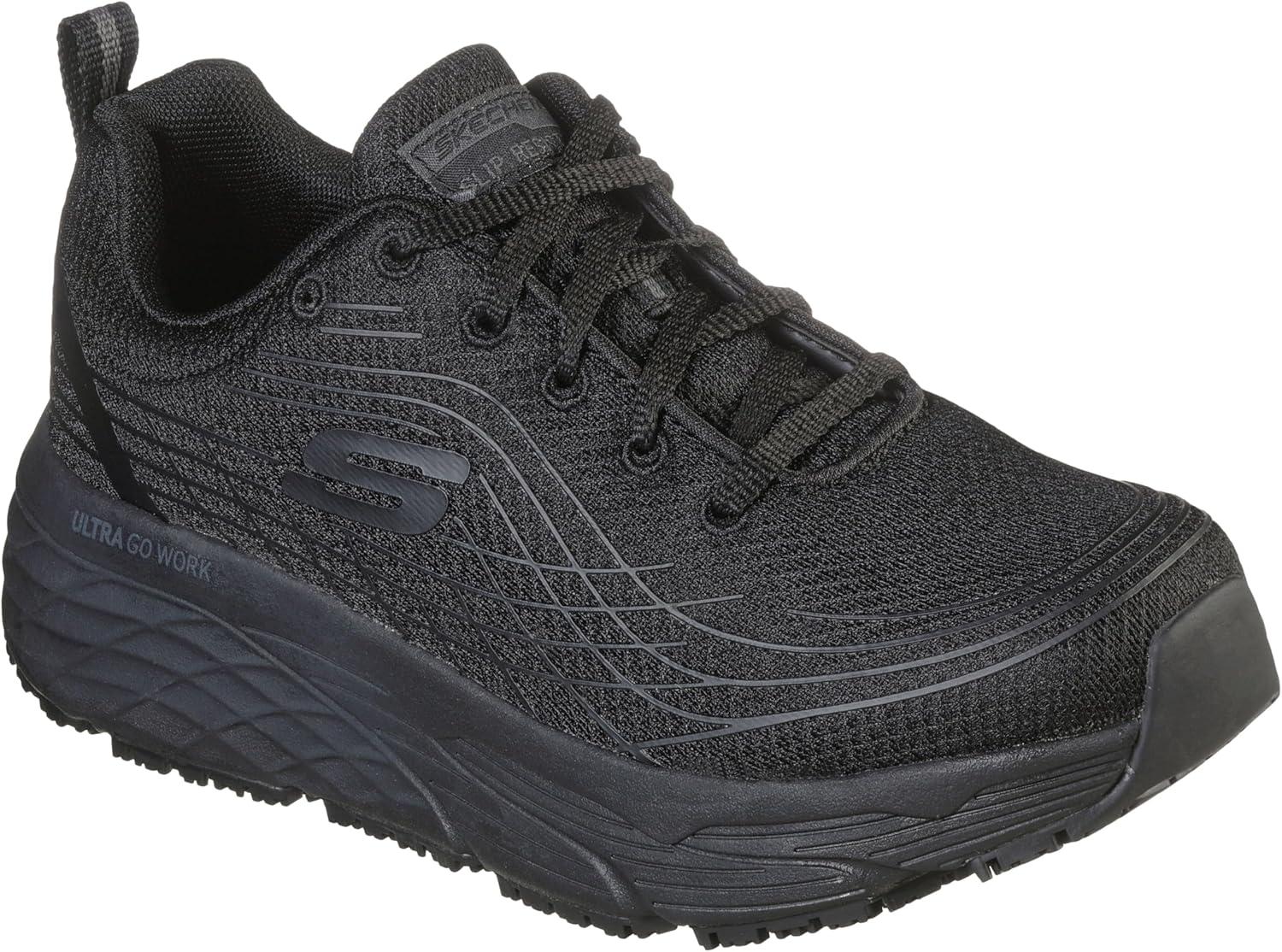 imageSkechers Womens Relaxed Fit Max Cusioning Elite Sr Outsole Work BootsBlack