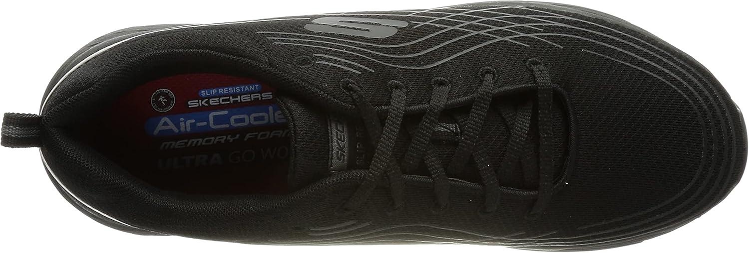 imageSkechers Womens Relaxed Fit Max Cusioning Elite Sr Outsole Work BootsBlack Textile