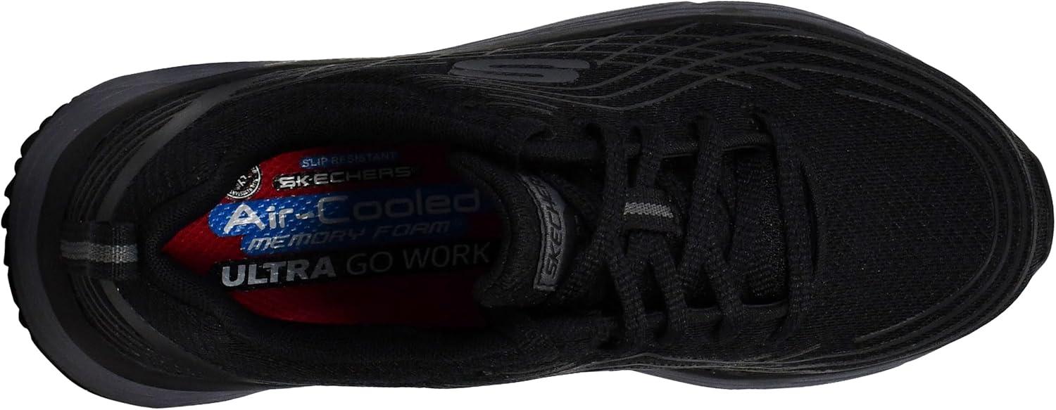imageSkechers Womens Relaxed Fit Max Cusioning Elite Sr Outsole Work BootsBlackCharcoal