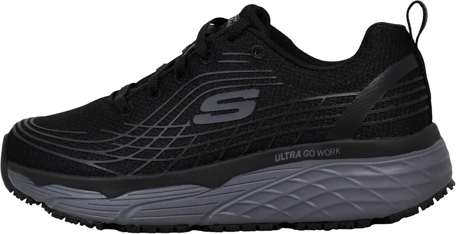 imageSkechers Womens Relaxed Fit Max Cusioning Elite Sr Outsole Work BootsBlackCharcoal