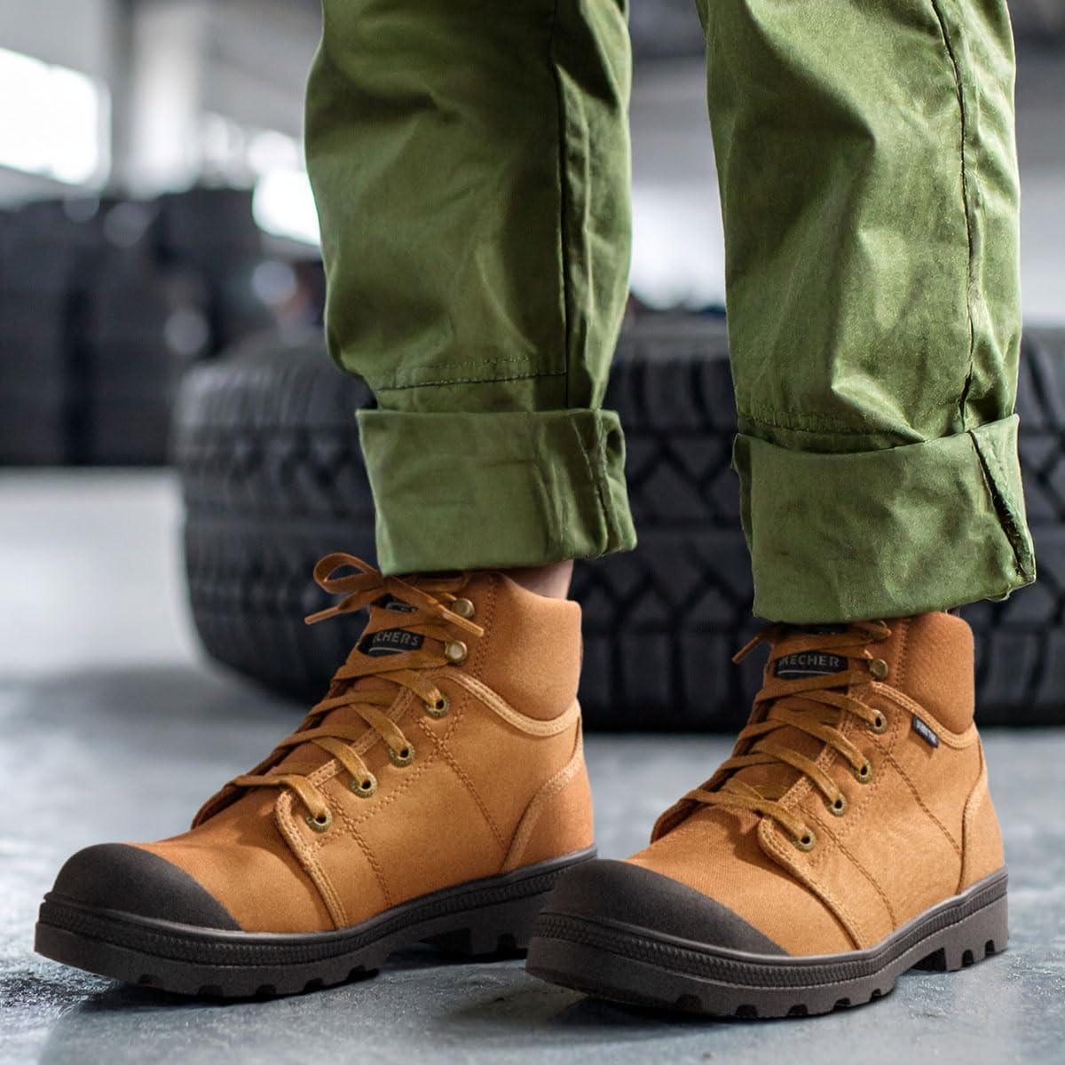 imageSkechers Womens Rotund Darragh Work LaceUp Boot Safety ToeRust