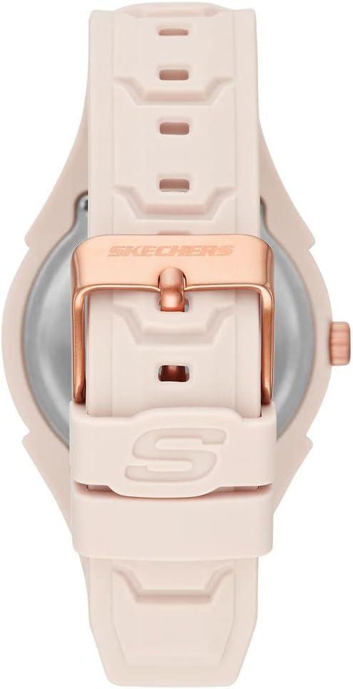imageSkechers Womens Sets Quartz Silicone Watch and Bracelet Gift Set Color Pink Model SR9020