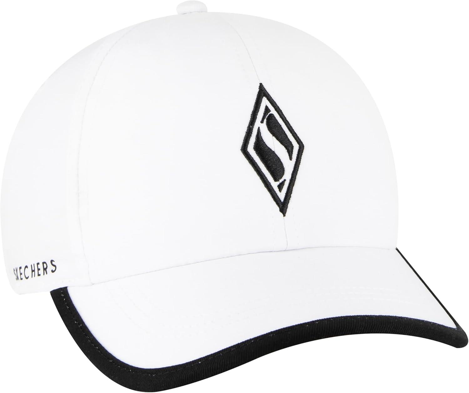 imageSkechers Womens Skechweave Diamond Colorblocked HatBright White