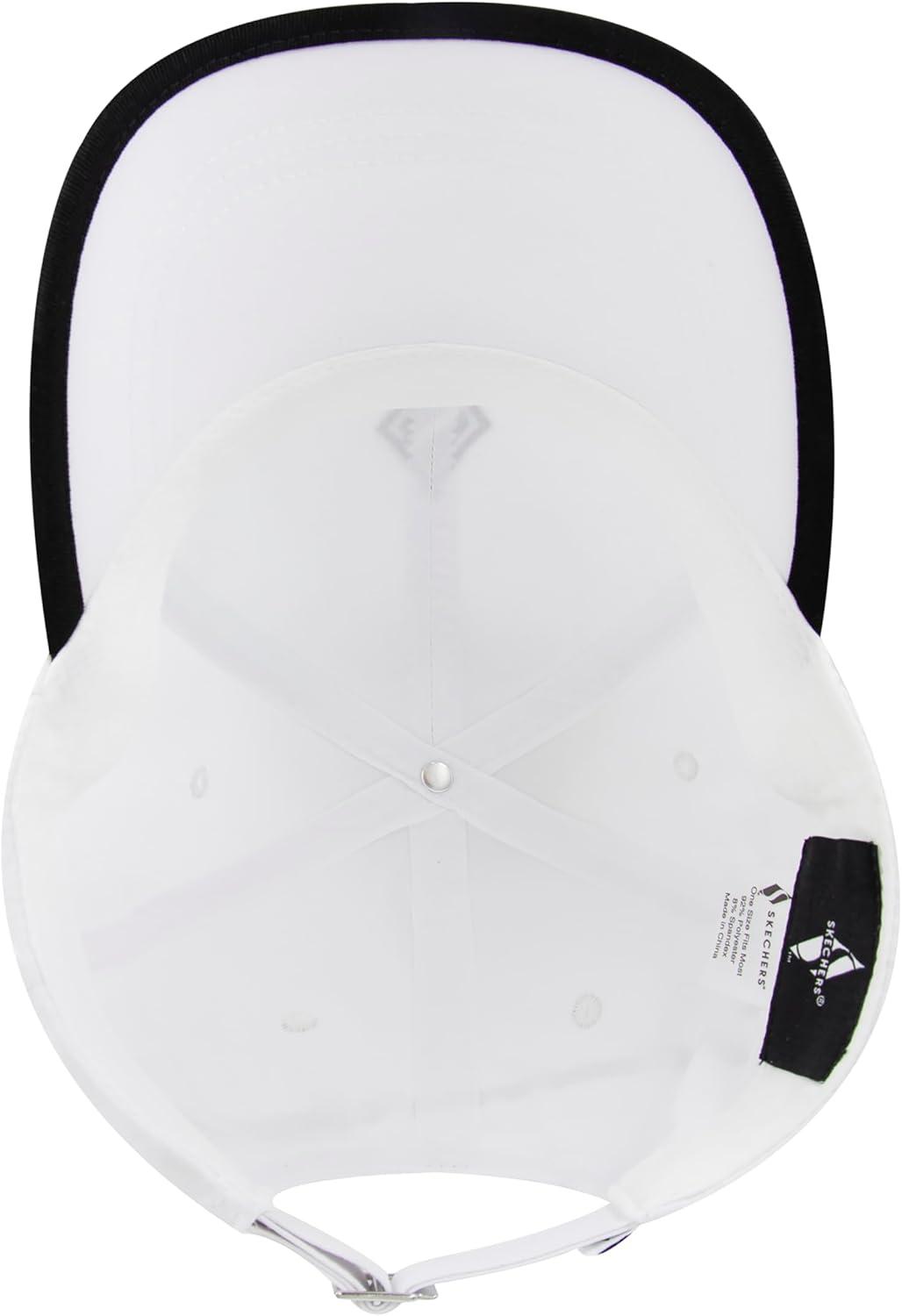 imageSkechers Womens Skechweave Diamond Colorblocked HatBright White