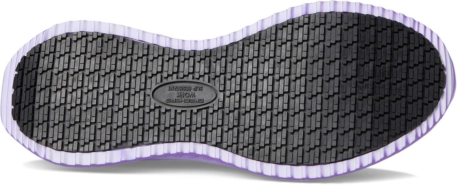 imageSkechers Womens Slipins Work Tilido Ombray Womens Slip Resistant Bungee SneakersBlackPurple
