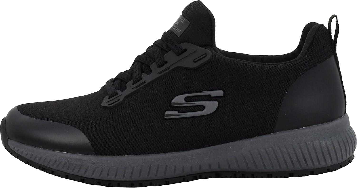 imageSkechers Womens Squad Sr Food Service ShoeBlackCharcoal