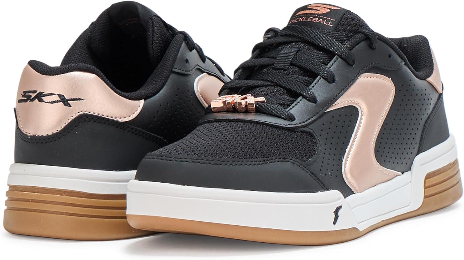 imageSkechers Womens Viper Court ClassicBlackRose Gold