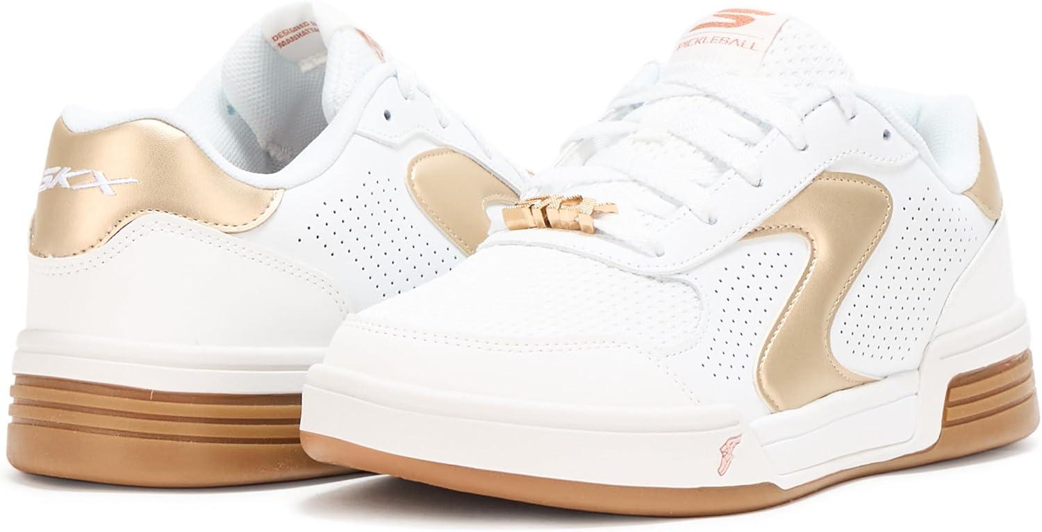 imageSkechers Womens Viper Court ClassicWhiteGold