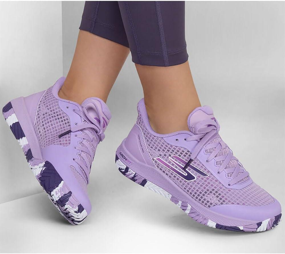 imageSkechers Womens Viper Court Pro Pickleball SneakerLavender