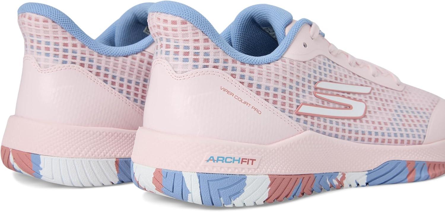 imageSkechers Womens Viper Court Pro Pickleball SneakerLight Pink