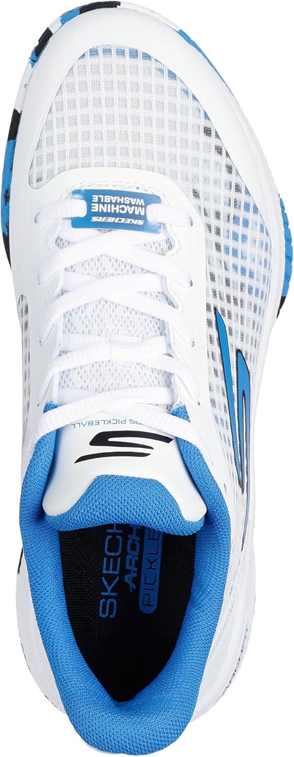 imageSkechers Womens Viper Court Pro Pickleball SneakerWhiteBlue
