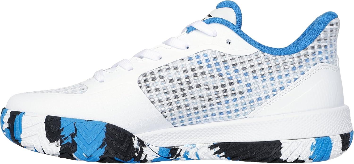 imageSkechers Womens Viper Court Pro Pickleball SneakerWhiteBlue